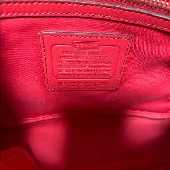 Coach Signature with Stripe shoulder / crossbody bag - Picture 10 of 14